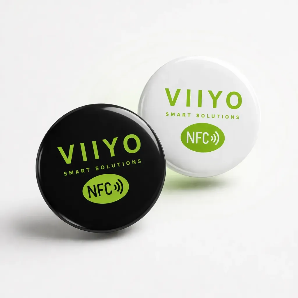 ملصق VIIYO NFC (Black, لا شيء (ملصق فقط))
